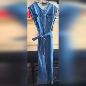 New York & Company Jean jumpsuit, size XXL